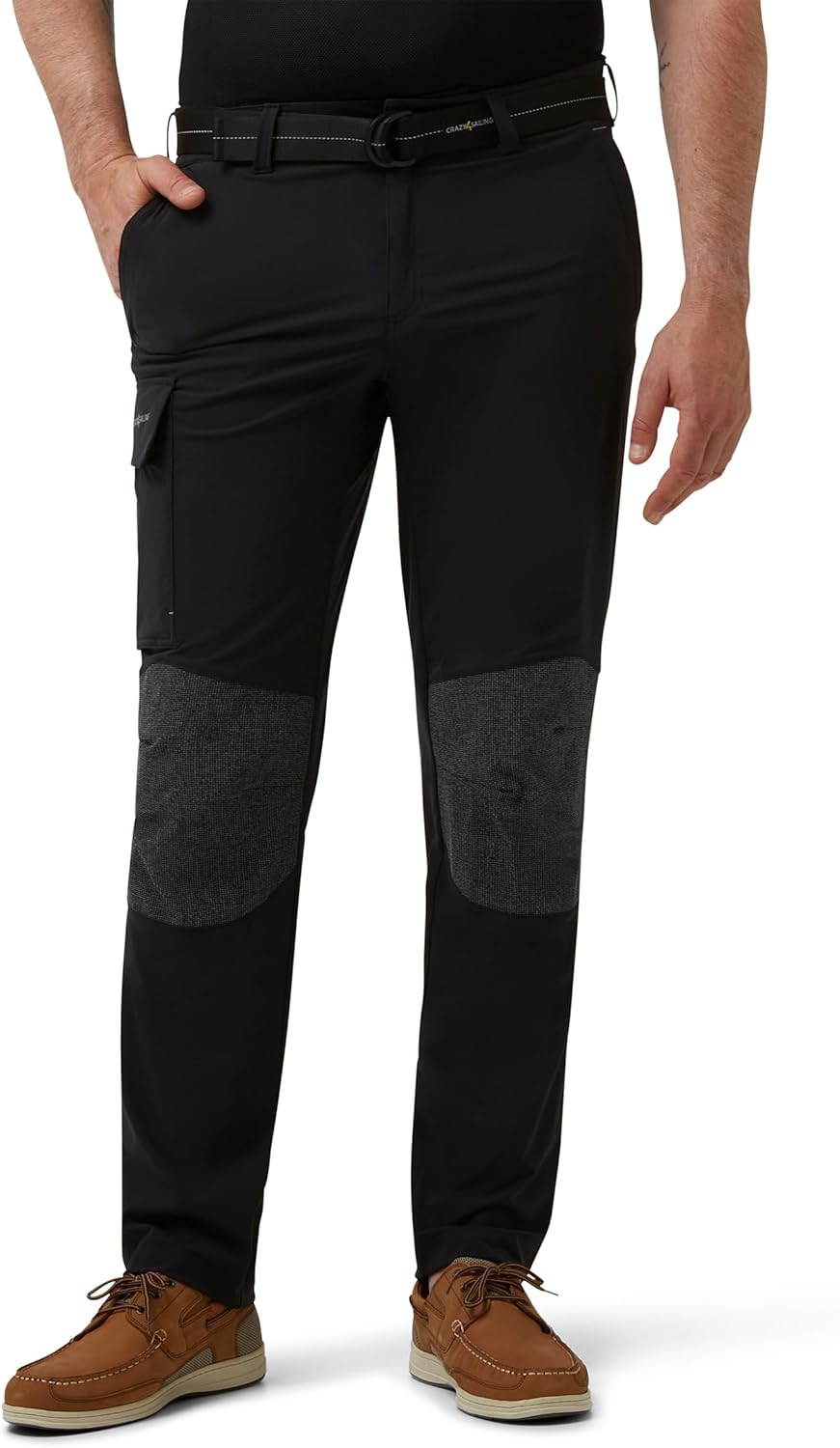 crazy4sailing Unisex Deck Segel-Bundhose – schnelltrocknend, 4‑Wege‑Stretch, UPF40+, verstärkte Knie