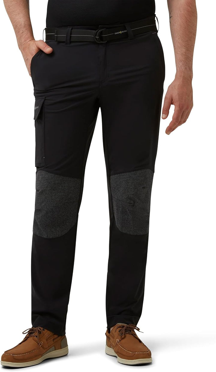 crazy4sailing Unisex Deck Segel-Bundhose – schnelltrocknend, 4‑Wege‑Stretch, UPF40+, verstärkte Knie