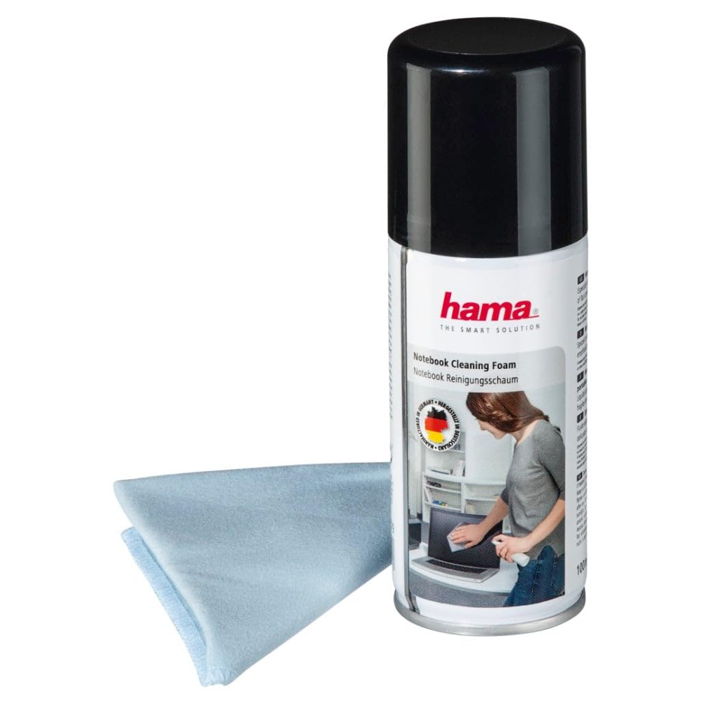 Hama Laptop-Reinigungsschaum 100 ml, mit Tuch