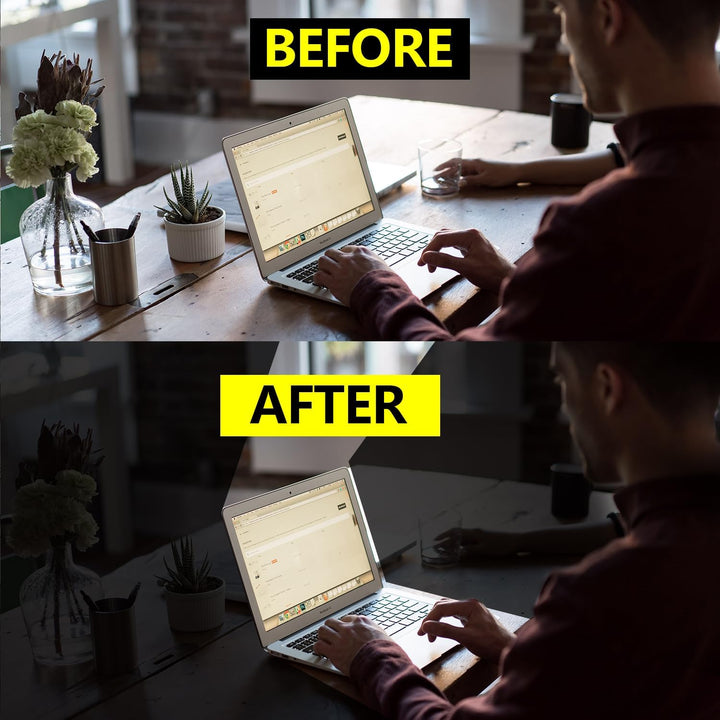 Pozlle Magnetischer Sichtschutz kompatibel mit MacBook Air 13 Zoll (2018-2021,M1), Anti-Blau-Licht-B