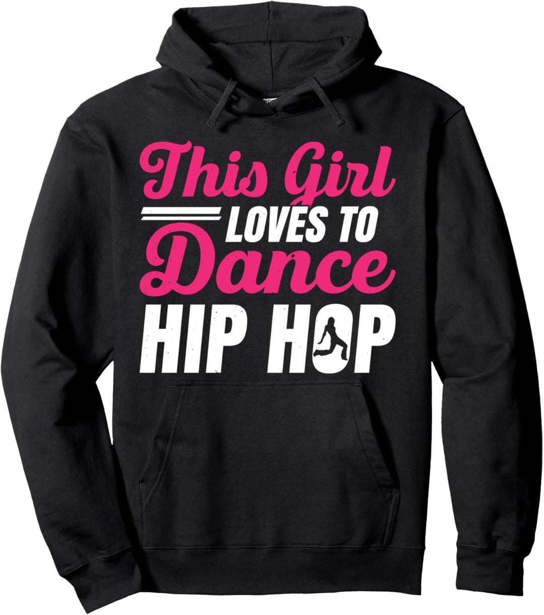 Dieses Mädchen liebt zu tanzen Hip Hop Break Dance Pullover Hoodie