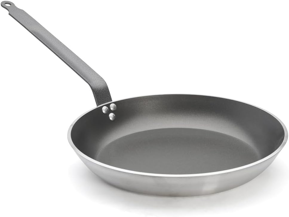 De Buyer 'Choc' Pfanne rund antihaftbeschichtet, Aluminium, grau, Diamètre 36 cm, Diamètre 36 cm