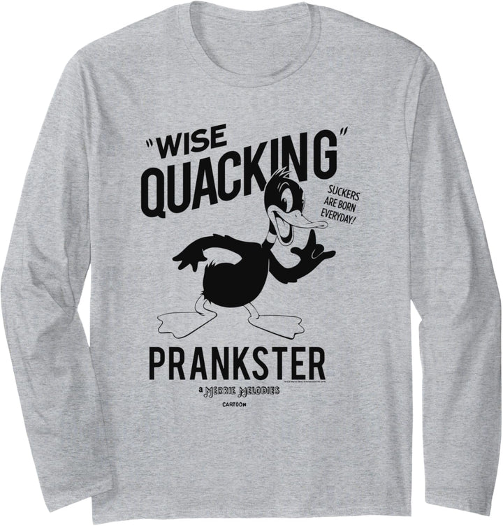 Looney Tunes Daffy Duck Wise Quacking Langarmshirt