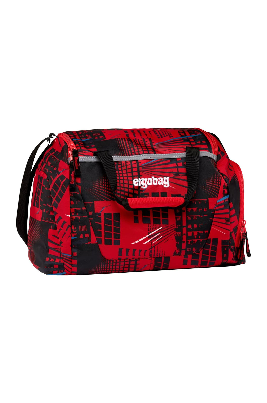 ergobag Sporttasche mit Nassfach, 20 Liter Alarmbärreitschaft - Rot, Alarmbärreitschaft - Rot