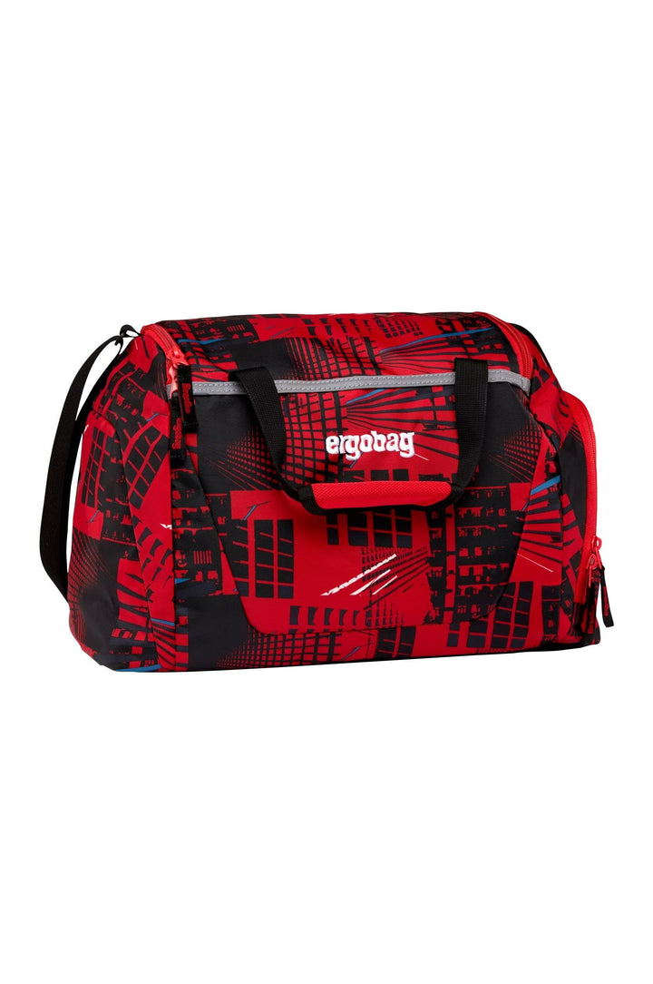 ergobag Sporttasche mit Nassfach, 20 Liter Alarmbärreitschaft - Rot, Alarmbärreitschaft - Rot