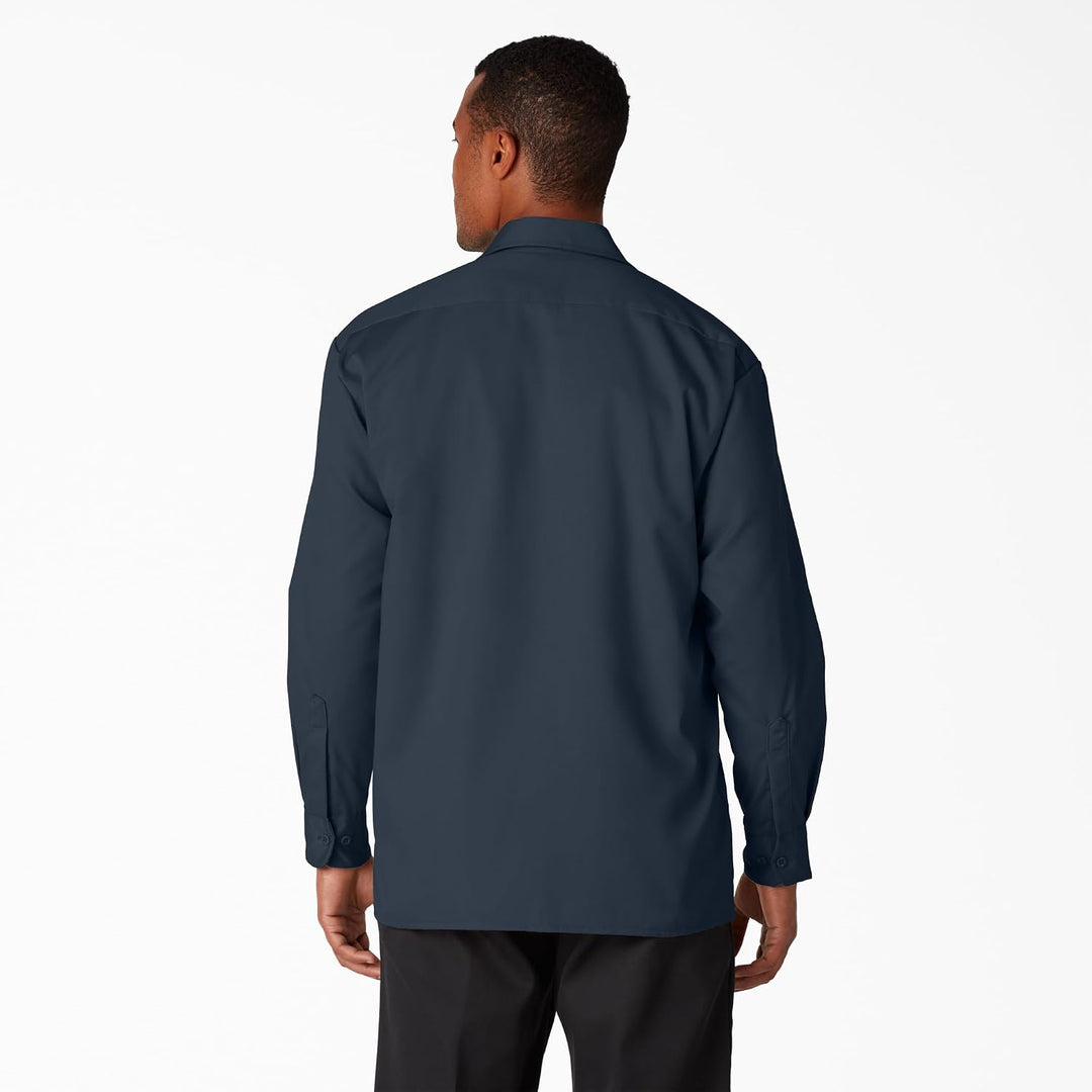 Dickies Herren Langarmshirt Langarm Hemd 56 Marineblau, 56 Marineblau