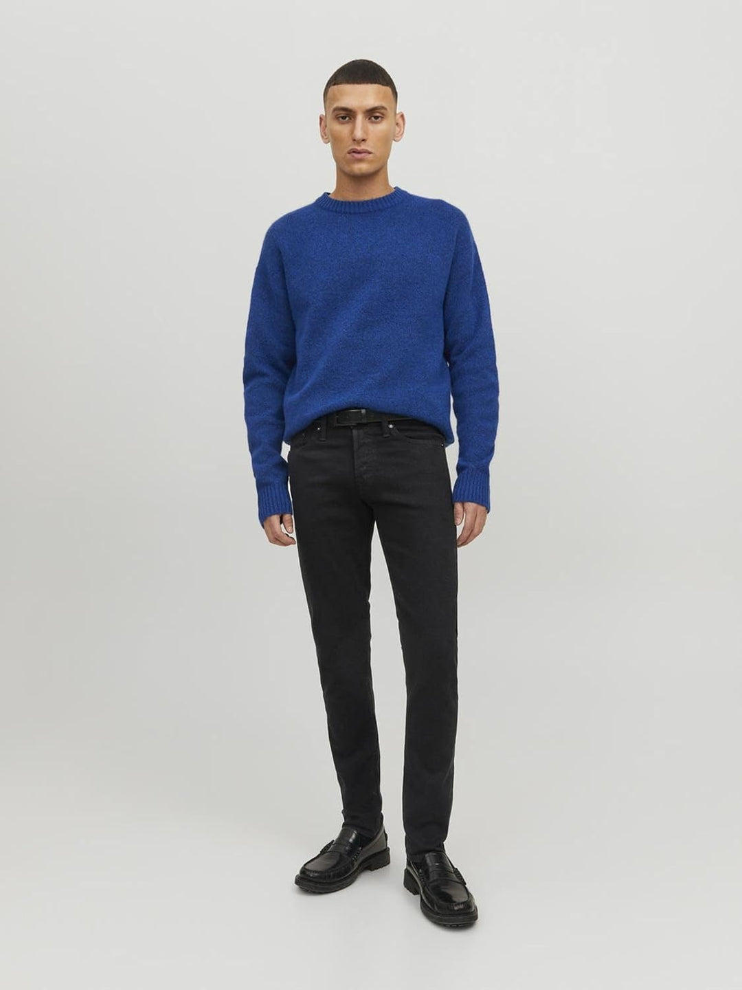 JACK & JONES JJIGLENN JJORIGINAL NA 029 30W / 30L Black Denim, 30W / 30L Black Denim