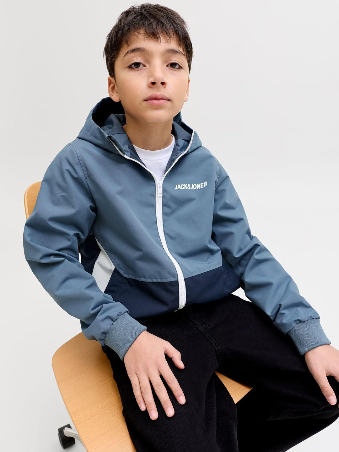 JACK &amp; JONES Boy Softshell Jacke Softshell Jacke Junior 128 Blue Mirage, 128 Blue Mirage
