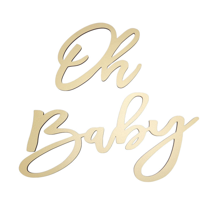 Oh Baby-Schild, Ausschnitt, Geschlecht Offenbaren Hintergrund, Wanddekoration, Foto-Requisiten, Oh B