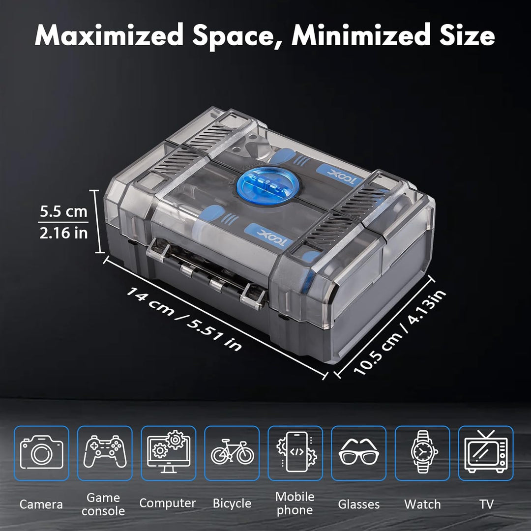 XOOL 78-in-1 Ratschen-Schraubendreher Set, Multifunktionales Präzisions-Werkzeugset mit 41 Bits, 6,3