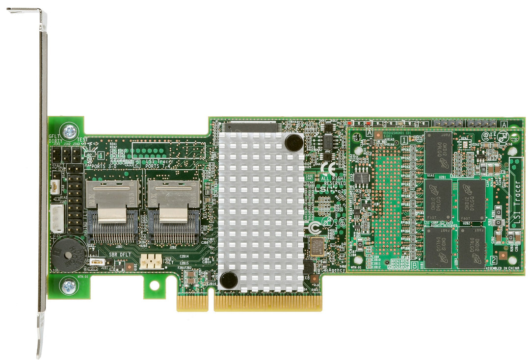 Intel RS25DB080 Single RAID-Kontroller (8X PCI-e 2.0, SAS 2.0/SATA III, 1GB DDR3 Speicher, RAID 1/5/