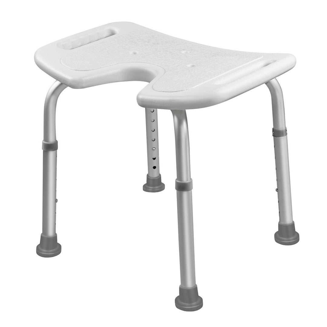 Duschhocker Duschstuhl Höhenverstellbar 35-51 cm Duschhocker Anti-Rutsch Badsitz Duschhilfe Duschsit