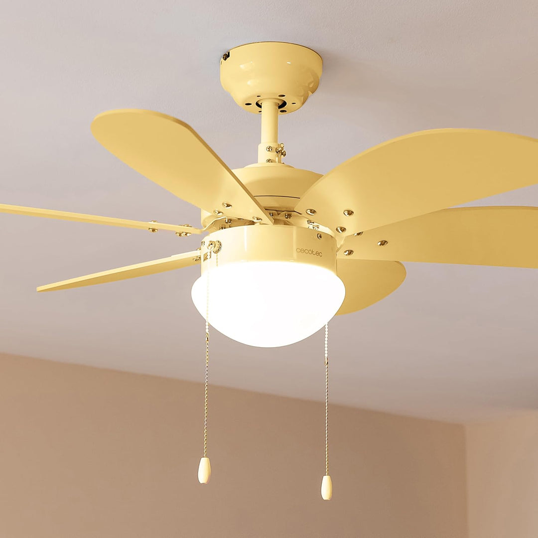 Cecotec Deckenventilator EnergySilence Aero 3600 Vision Full SunLight, 50 W | Lampenfassung ohne Leu
