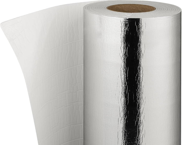 Selbstklebende Heizkörper Reflexionsfolie 5m x 0,48m x 3mm | Wandisolierung Reflexionsplatte Reflekt