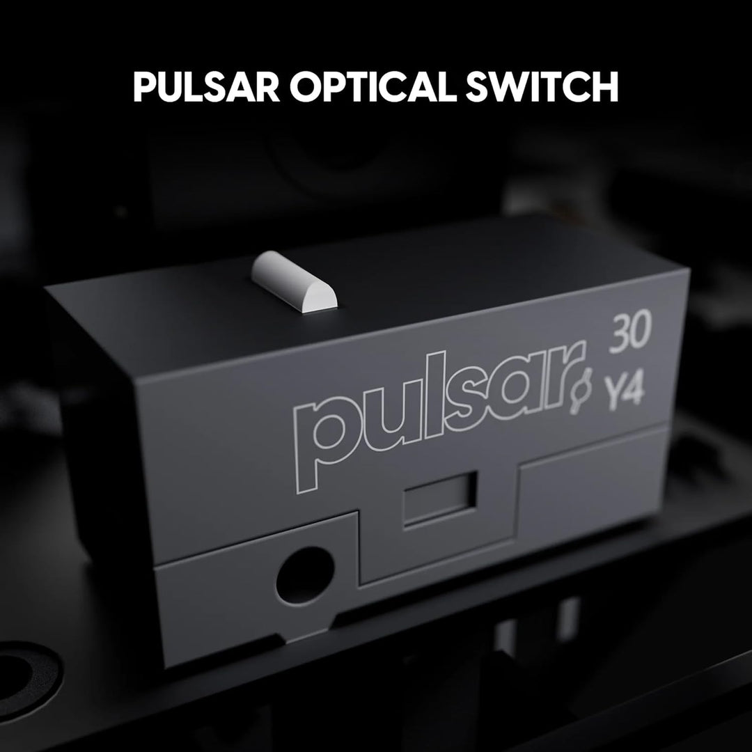 Pulsar Gaming Gears X2H Crazylight Kabellose Gaming-Maus, Ultraleicht, 43 g, optischer Schalter, 320