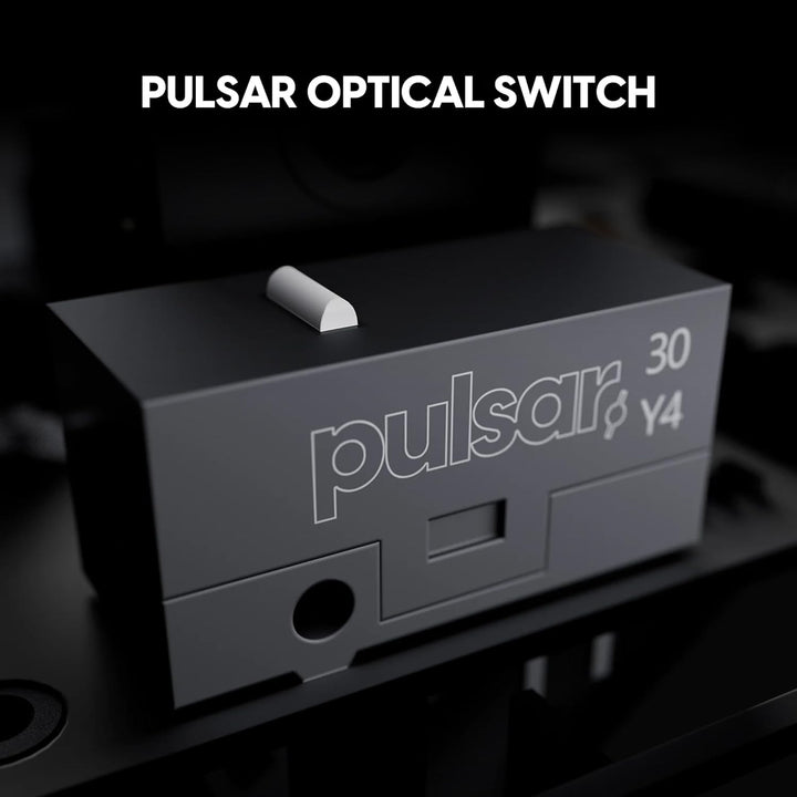 Pulsar Gaming Gears X2H Crazylight Kabellose Gaming-Maus, Ultraleicht, 43 g, optischer Schalter, 320
