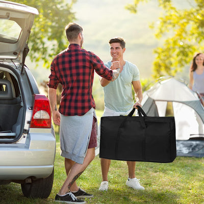 TRMLBE Campingküche Campingschrank Faltbar Reiseküche Zeltschrank mit Aluminiumgestell Staufächer Ou