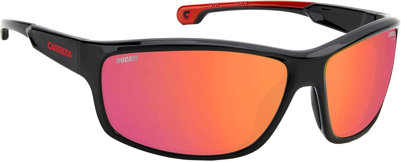 Carrera Unisex Sunglasses L Oit/Uz Black Red, L Oit/Uz Black Red