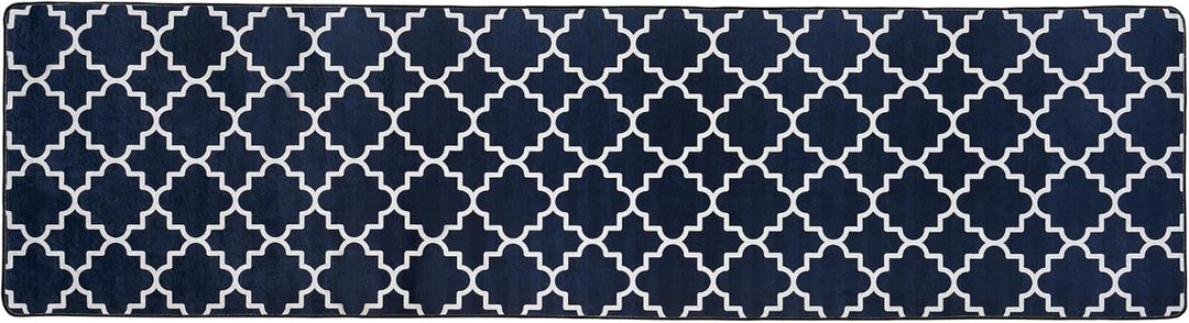 miqna Wohnzimmer Teppich Kurzflor Moderne geometrische rutschfeste Boden Flur Teppich Gel Läufer sch