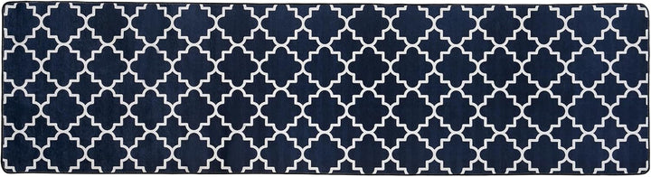 miqna Wohnzimmer Teppich Kurzflor Moderne geometrische rutschfeste Boden Flur Teppich Gel Läufer sch