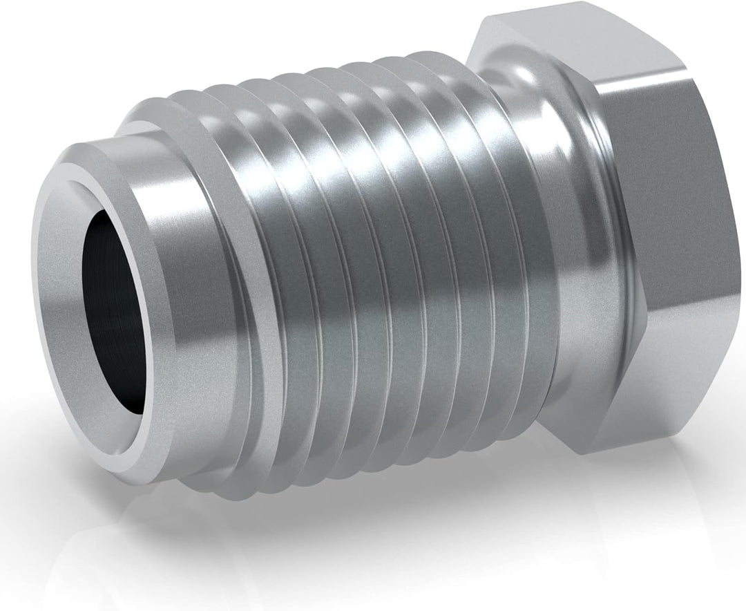 100x Verschraubung M12 x 1 für Bremsleitung 6,0 mm Bördel E Typ B Profi Verbinder DIN/ISO 1651 konfo
