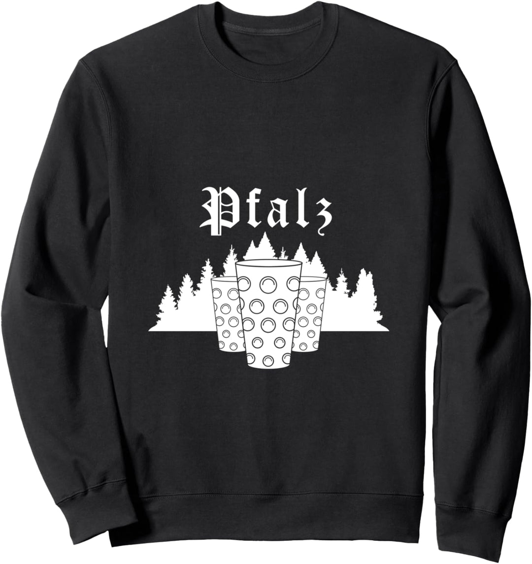 Pfalz - Pfälzer Wald Weinschorle Dubbeglas Sweatshirt