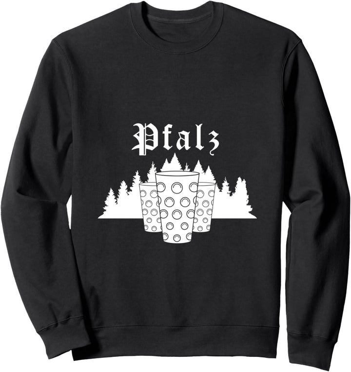 Pfalz - Pfälzer Wald Weinschorle Dubbeglas Sweatshirt