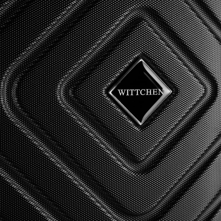 WITTCHEN Cube line Kabinenkoffer Handgepäck ABS Mit Geometrischer Prägung 4 Lenkrollen Teleskopgriff