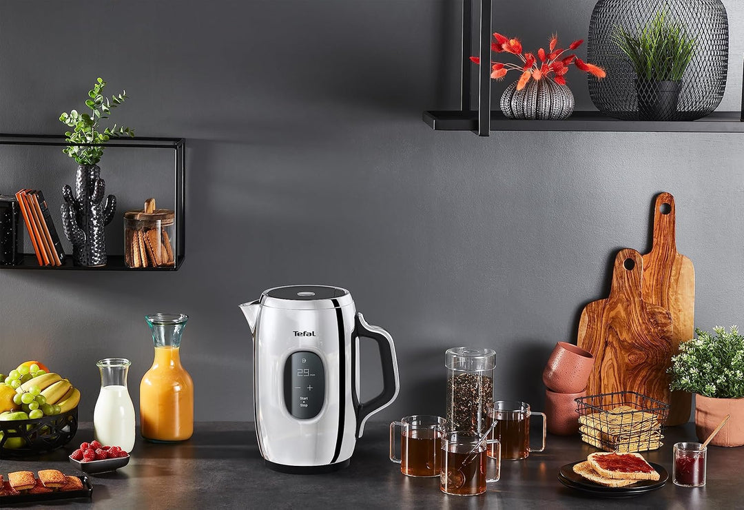 Tefal KI883D Majestuo Wasserkocher | intuitives Bedienpanel | 9 Temperaturen | doppellagiges Design