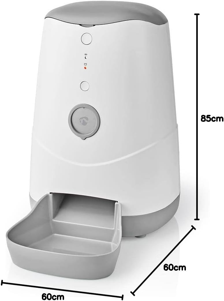 NEDIS SmartLife Futterspender für Haustiere | Wi-Fi | 3,7 l | AndroidT/iOS
