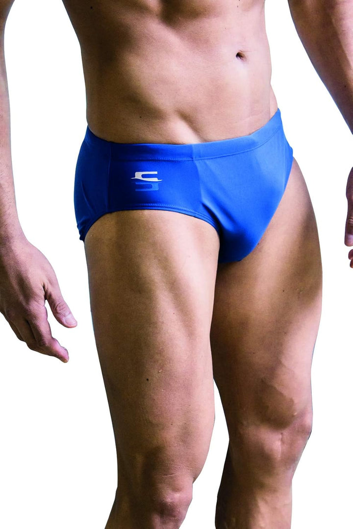 SEAC Herren Skin Badehose für Schwimmtraining, Schnell trocknend XL Blau, XL Blau