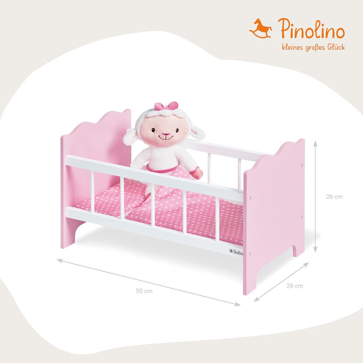 PINOLINO Puppenbett Jasmin komplett, 4-TLG.