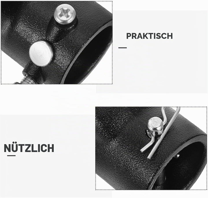 Adapter für schräge Decken: Deckenventilator-Halterung aus Stahl für Kathedral- und Schrägdächer – b