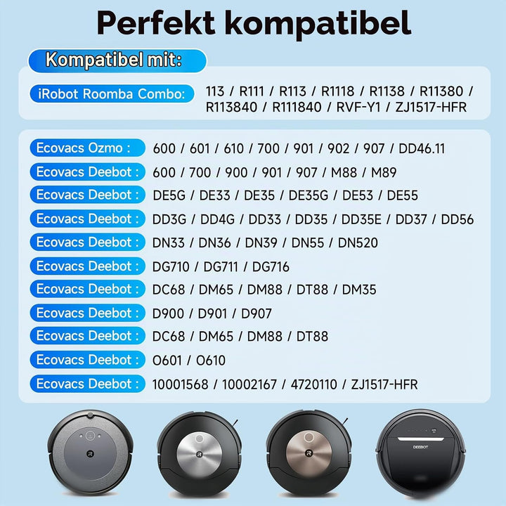 12V/3500mAh Ersatz Akku Für ECOVACS Deebot Ozmo 900, 901, 902, 907, 600, 610, M88, Deebot DE5G, Comb
