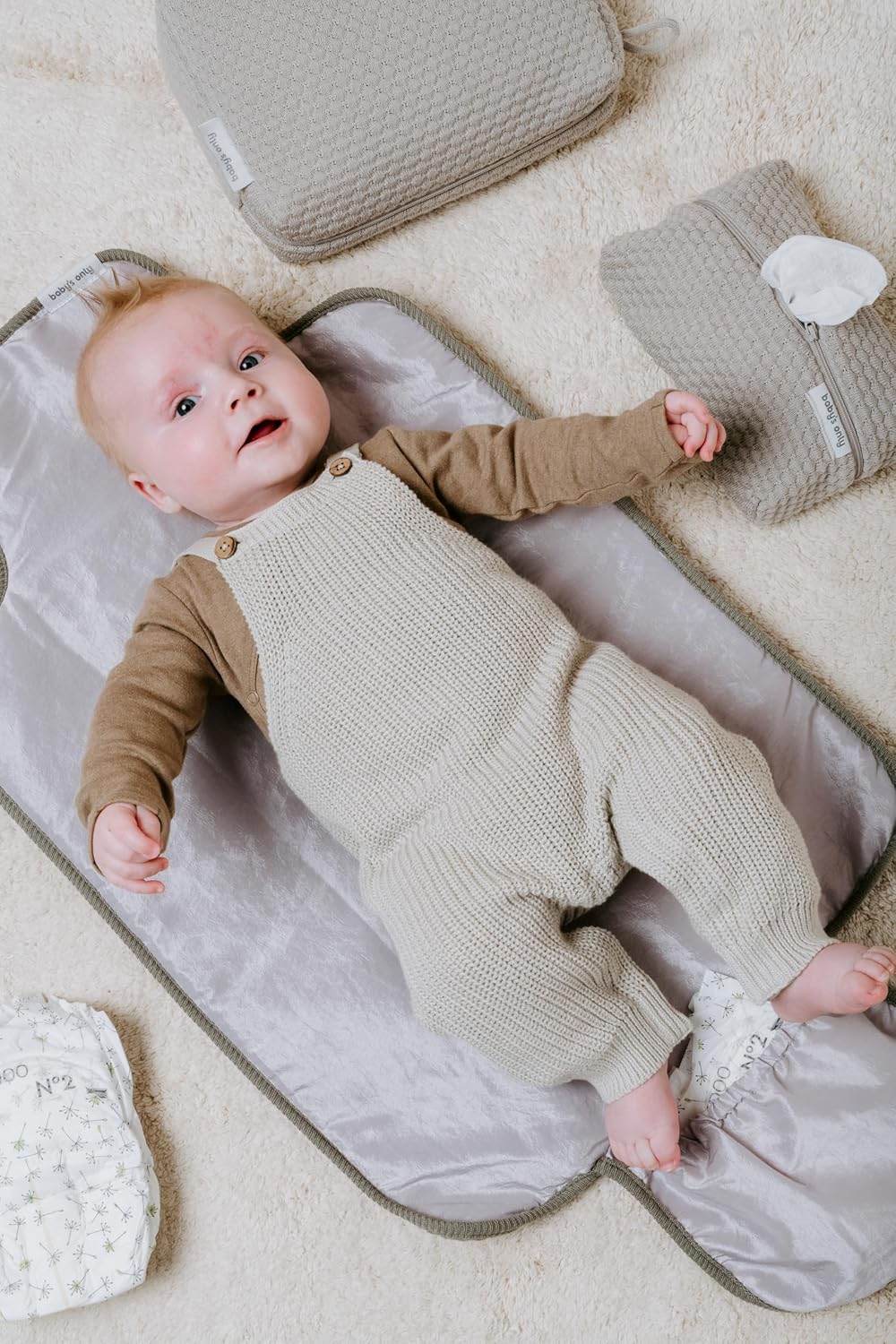 BO Baby's Only - Wickelunterlage Sky - Wickelauflage - Ideal für unterwegs - Mit praktische Tasche f