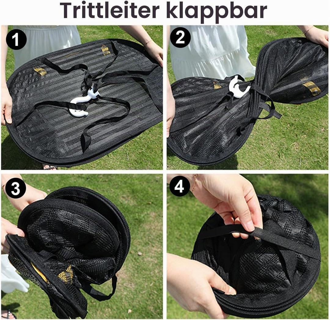 Trockennetz für KräUter, 4-Lagiges Kräutertrockner Hängend Mit Oberhaken, Pflanzen Trocknungsnetz Mi