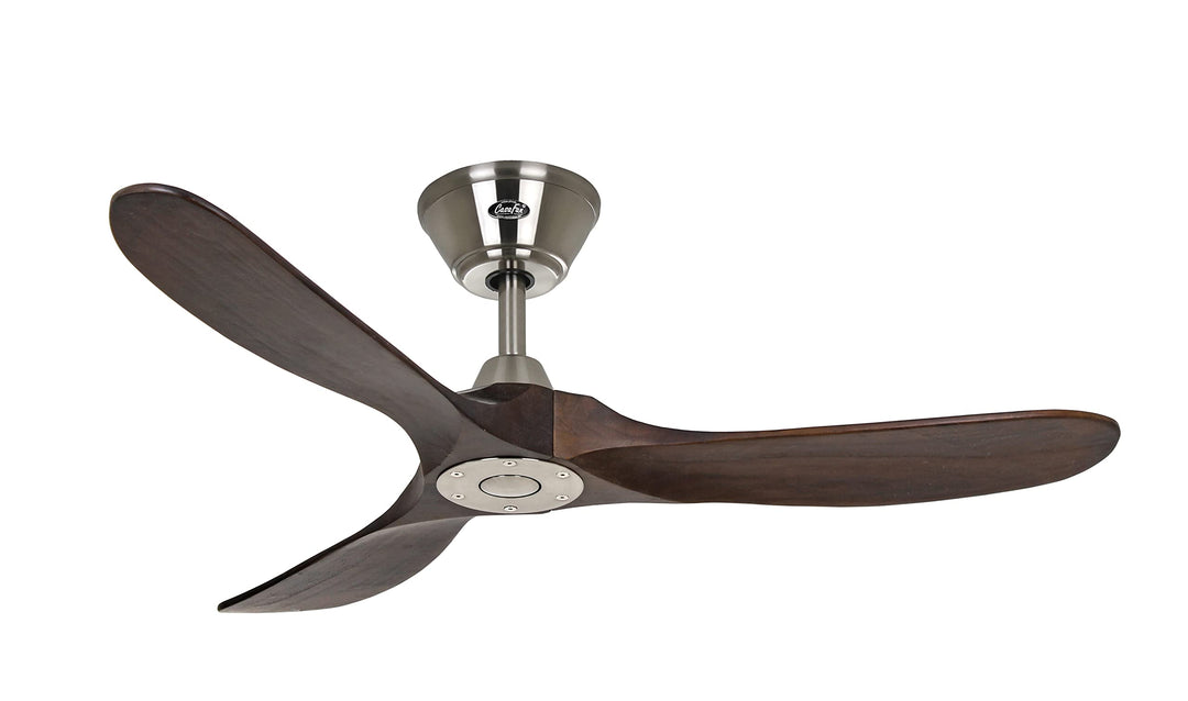 CasaFana kaiserkraft | Deckenventilator ECO GENUINO | Rotorblatt-Ø 1220 mm | nuss/Chrom