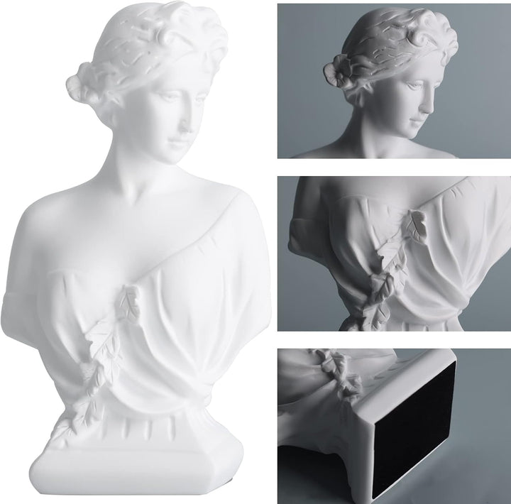DOVDOV Griechische Göttin Dekoration, Junge Venusbüste, Klassische römische Büste, griechische Mytho