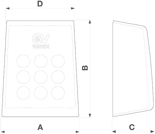 Vortice Optimal Dry Elektrische Wandhandtücher, Weiss