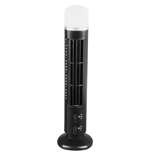TOPINCN Turmventilator für Schlafzimmer, Flügelloser Turmventilator, Leiser Desktop-Standventilator,