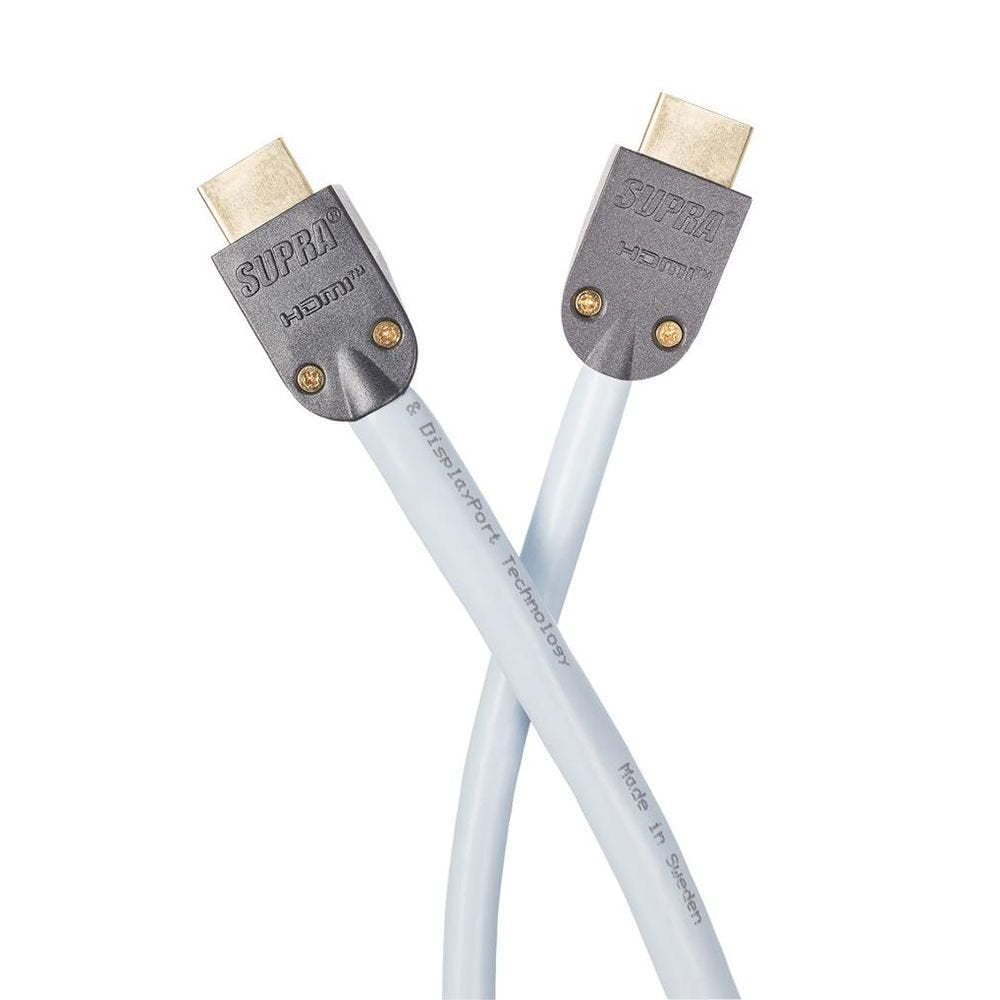Supra 1001100757 Kabel HDMI – HDMI Kabel (0,5 m, HDMI, HDMI, 1080p) blau