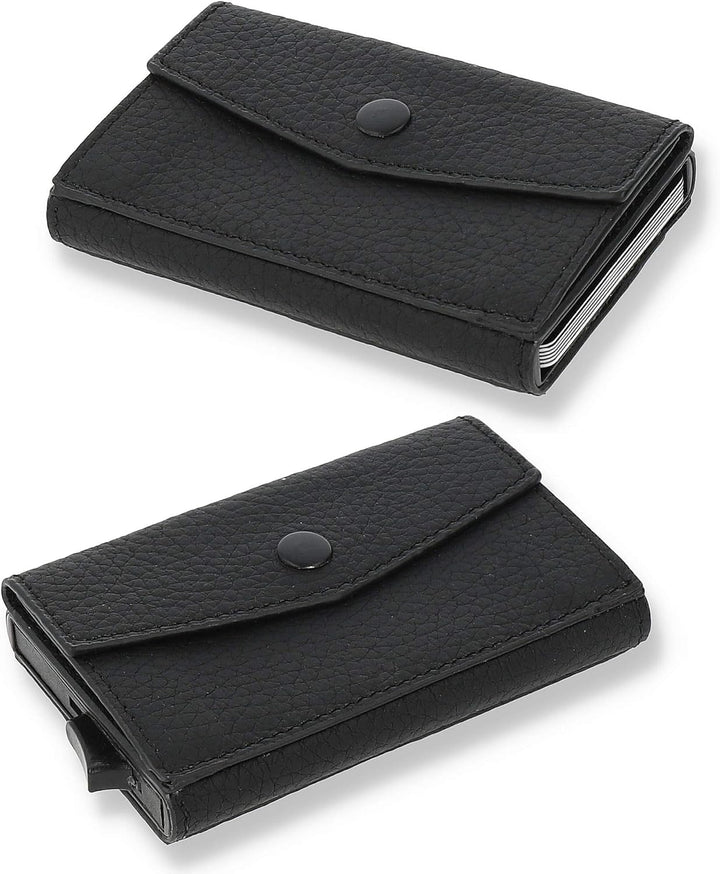 Solo Pelle Kartenetui | Kreditkartenetui | Leder Geldbörse Slim Wallet Portmonee | Geldbeutel mit RF