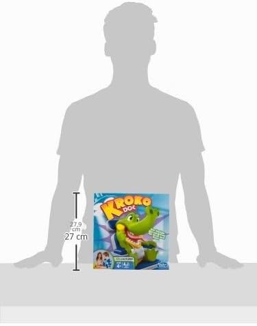 Hasbro Kroko Doc, Geschicklichkeitsspiel für Vorschulkinder Kroko Doc Single, Kroko Doc Single