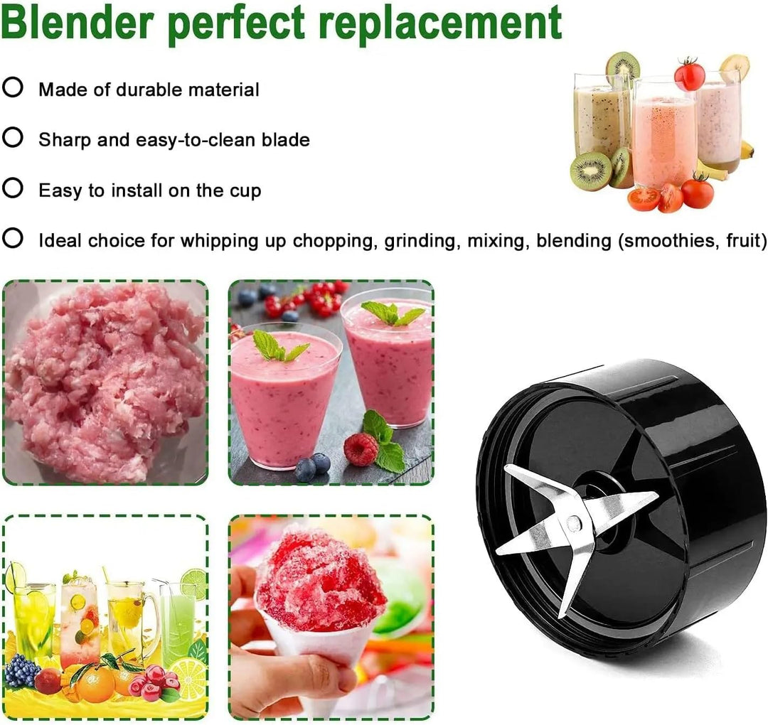 Magic Bullet Cross Blade, Ersatzteile für Cross Blade mit Dichtungen für Magic Bullet 1001 Blender