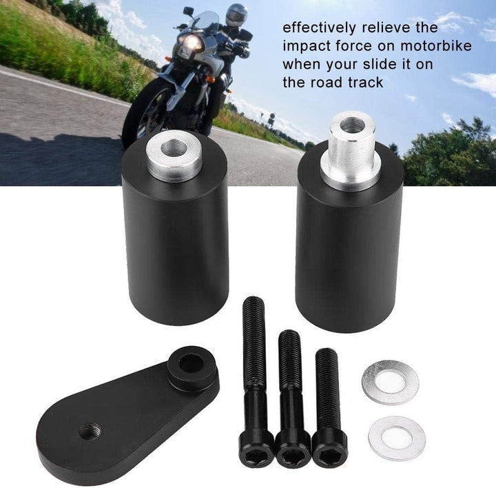Motorrad Sturzschutz Set,Frame Sliders Kit-Duokon Metal + ABS Sliding Frame Guard Kit, Motorradersat