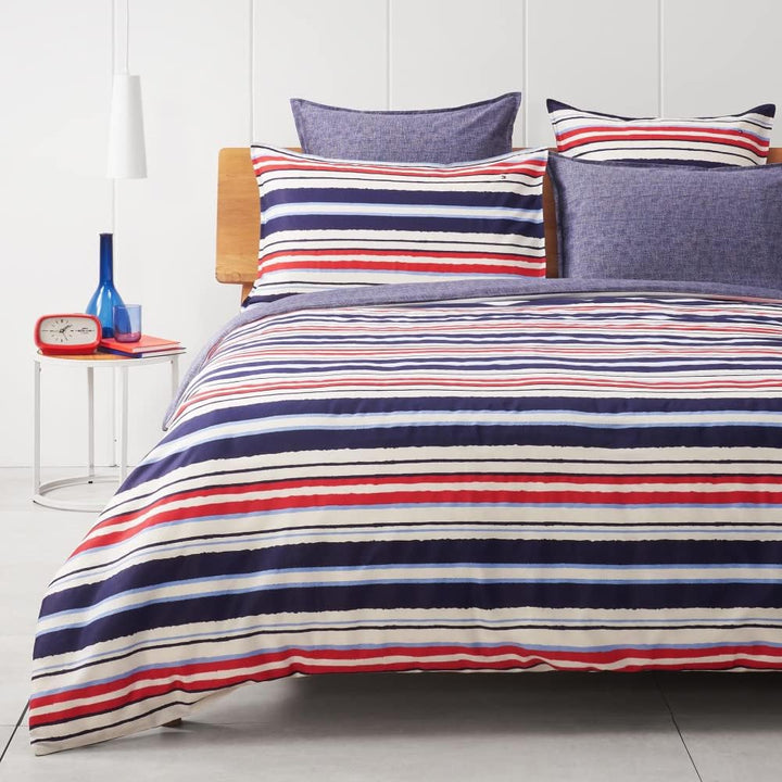 Tommy Hilfiger Bettwäsche-Garnitur SURF Club Farbe Wave Grösse 200x200cm+2x80x80