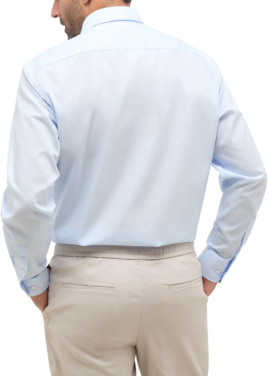 ETERNA Herren Original Shirt MODERN FIT Hellblau 41 Langarm, Hellblau 41 Langarm