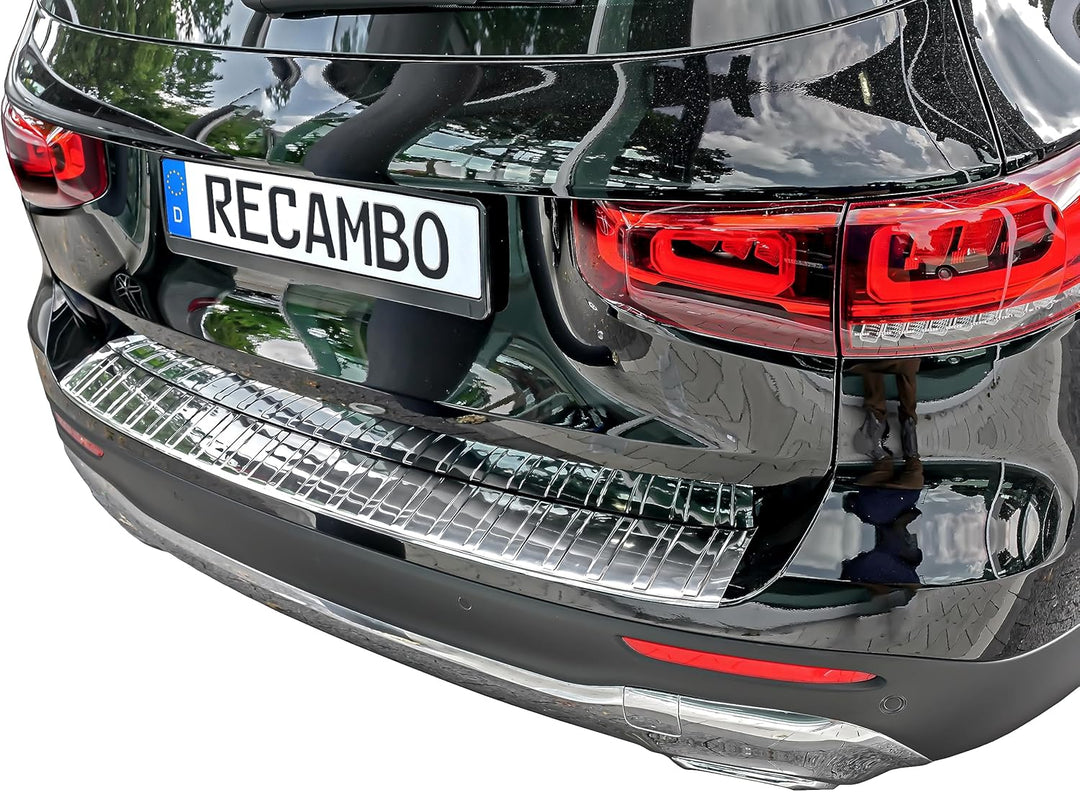 Ladekantenschutz Edelstahl CHROM kompatibel für Mercedes GLB | Typ X247 | BJ ab 2019> | premium Qual