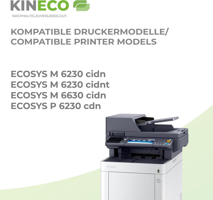 Kineco Set 4 Toner kompatibel für Kyocera TK5270 TK-5270 ECOSYS M6230cidn M6230cidnt M6630cidn P6230