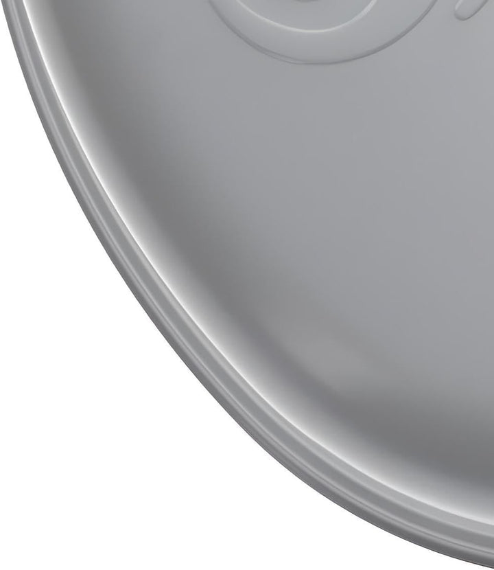 MZA Seitendeckel links, grau grundiert, mit original"Wirbel-Logo" - Simson S50N, S51N